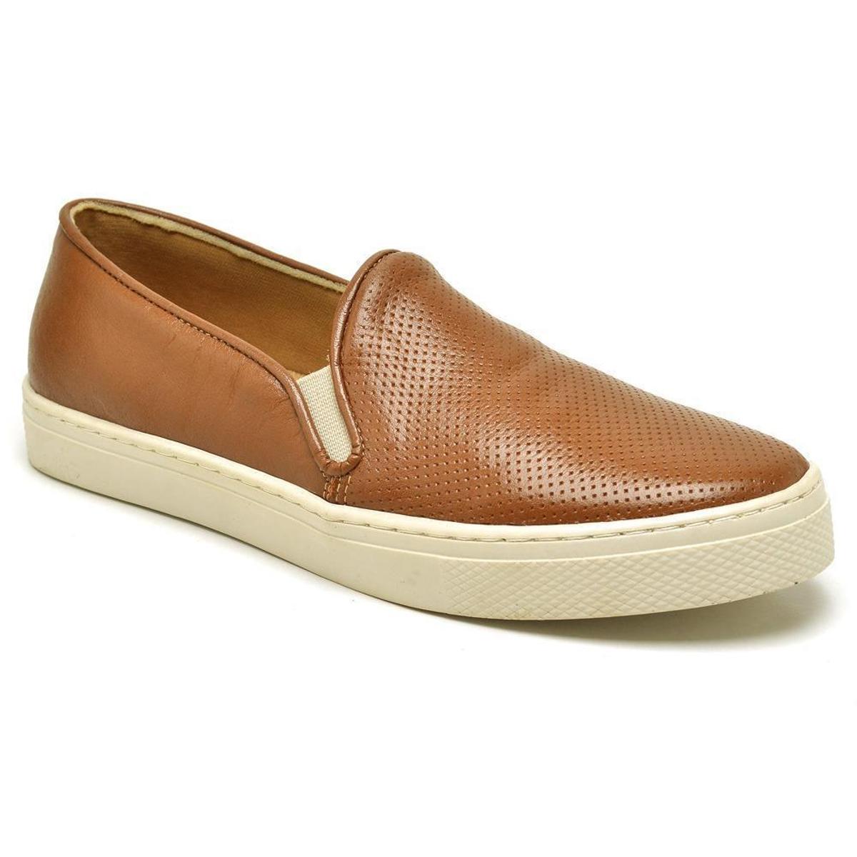 Tênis Q\u0026A Slip On Feminino - Caramelo | Netshoes